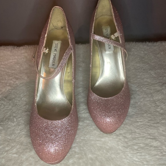 Glitter in pinks! Steven madden size 8.5 - Picture 2 of 5